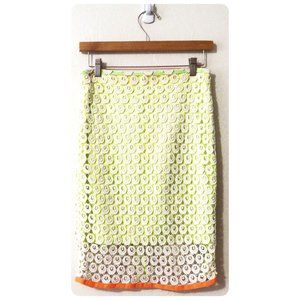 * T Tahari Crochet Skirt sz 2